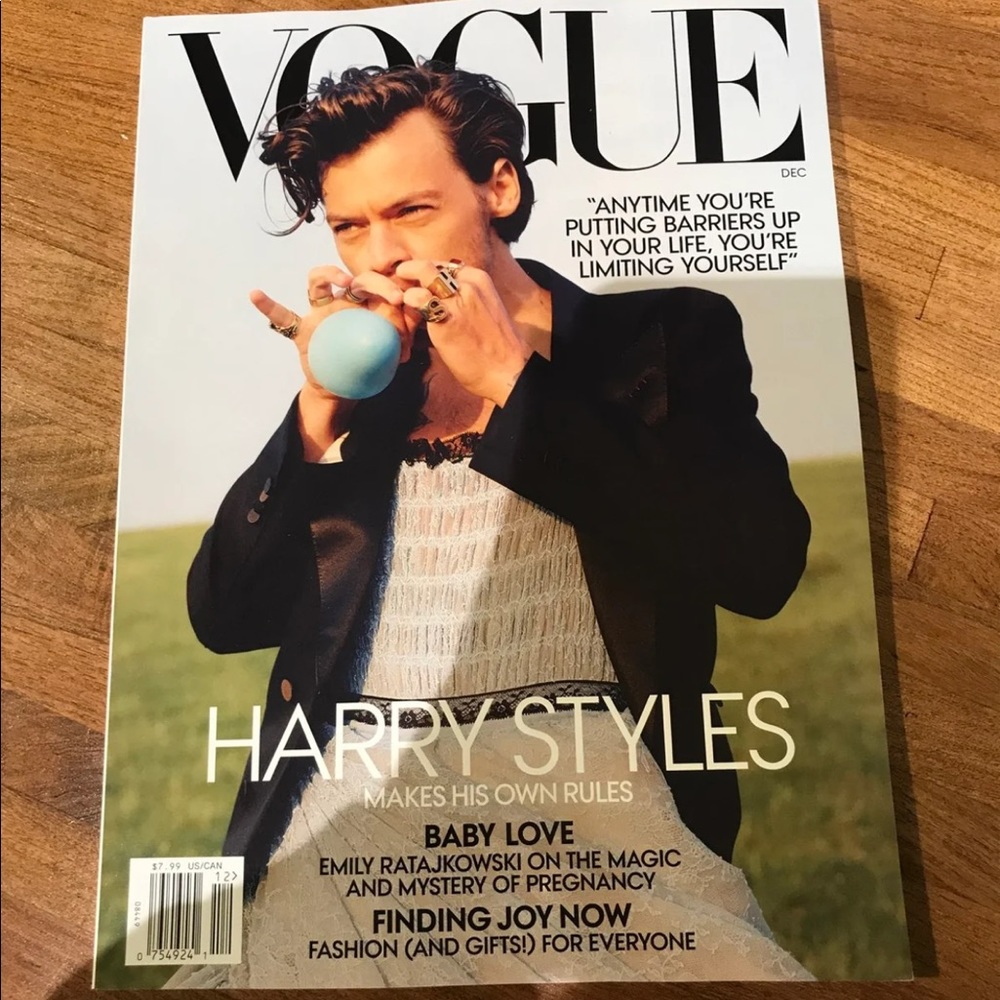 NEW harry styles vogue magazine